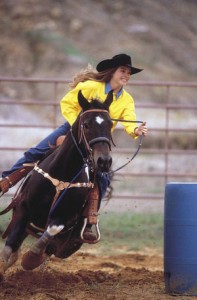 Barrel-racing